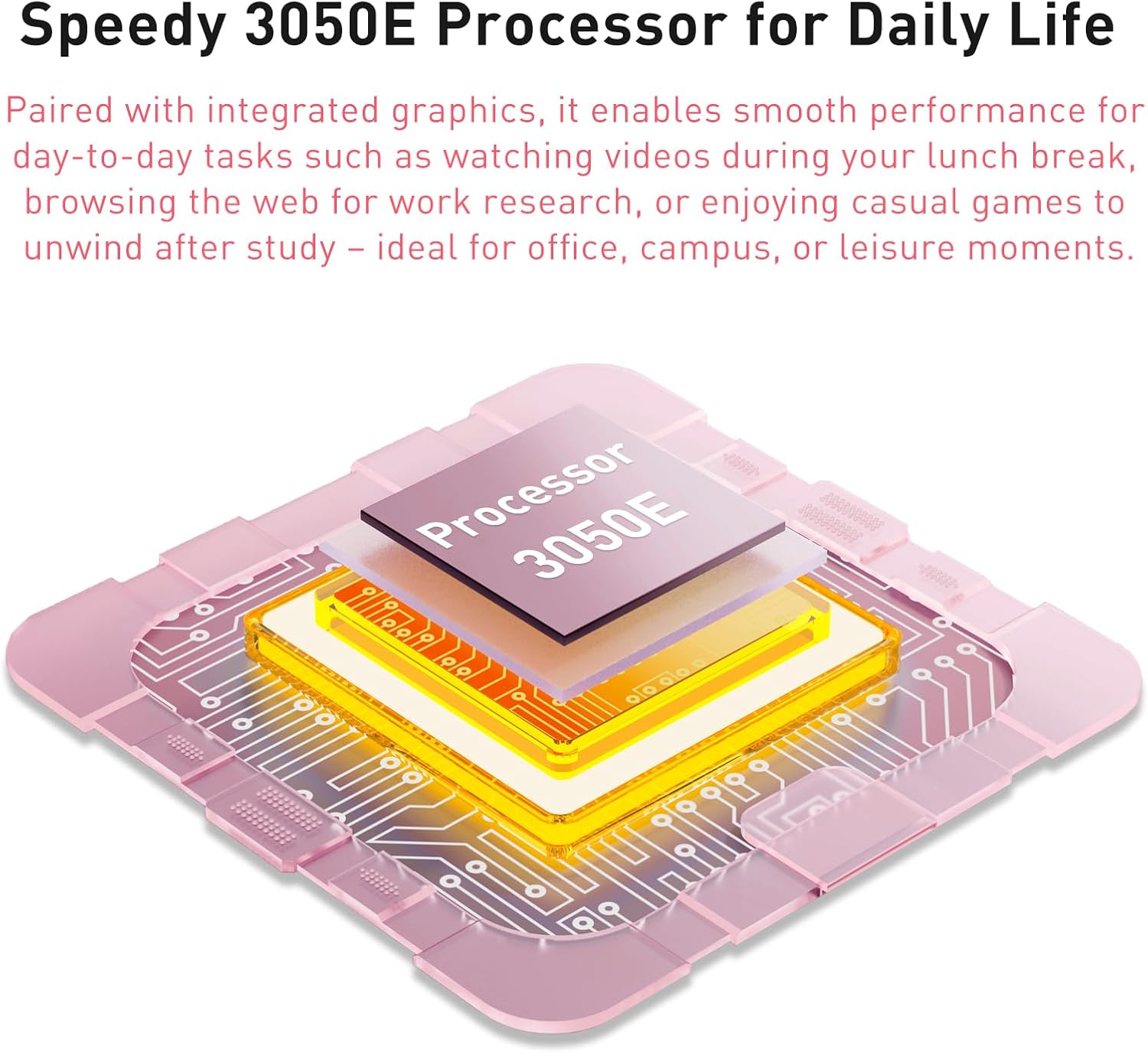 Thumbnail 5 de Auusda 15.6” Full HD Laptop: 16GB RAM, 512GB SSD, Backlit Keyboard, Fingerprint Unlock, Pink