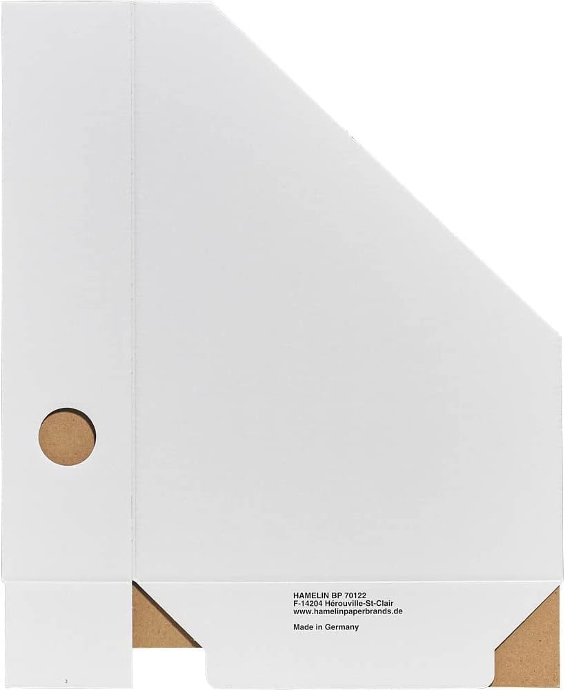 Thumbnail 6 de LANDRÉ Stehsammler A4 – 5er-Pack, 7 cm Breite, Weiß, aus stabilem Karton