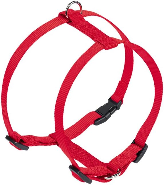 Detalle de Nobby klassisk hundsele 30–50 cm i nylon, lila/rosa
