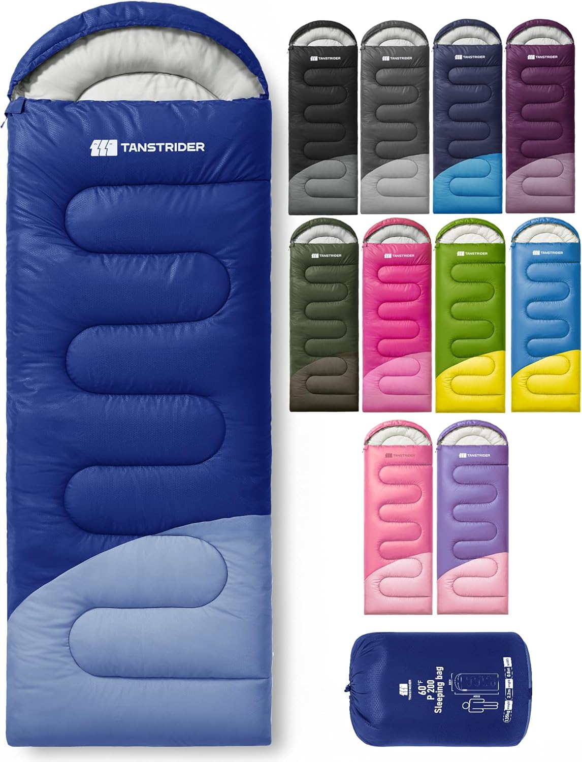 Detalle de TANSTRIDER Sleeping Bag, 31.5 x 86.6 Inches