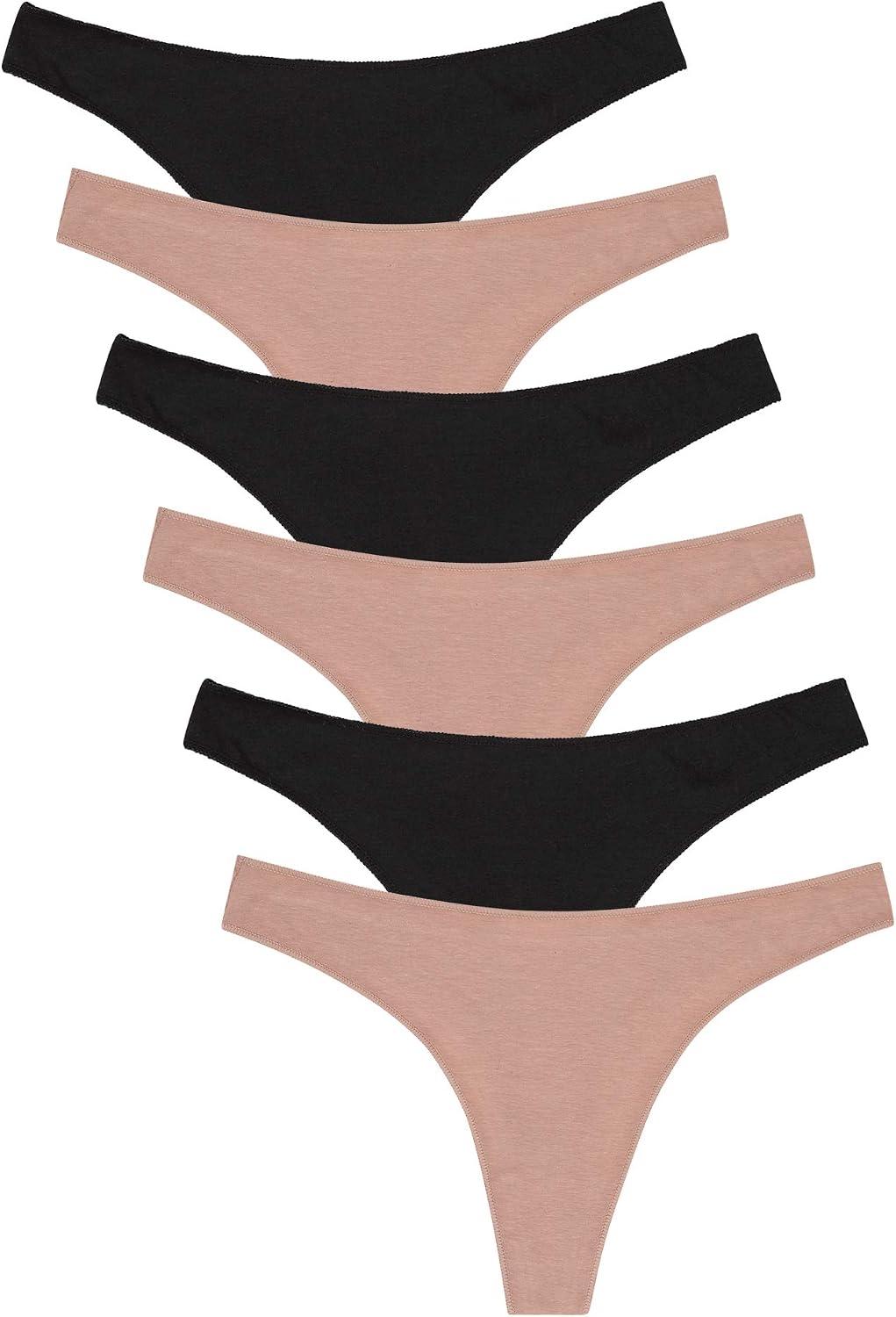 Thumbnail 3 de Channo Tangas de Algodón para Mujer – Pack de 6, lisos y suaves, talla S/M