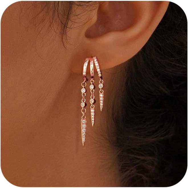 Thumbnail 6 de SELSHE Dangle Earrings in Brass