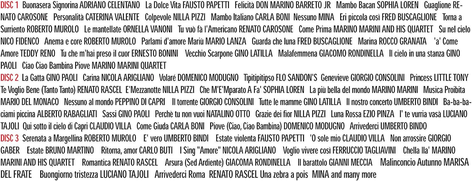 Detalle 2 de オムニバス『Cafe Italia』CD|複数アーティストを収録したコンピレーション
