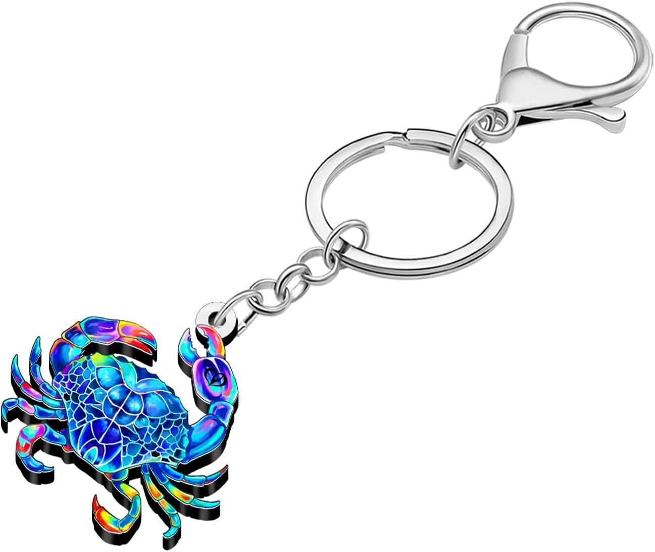 Thumbnail 2 de BAMAY Acryl Schlüsselanhänger „Spaß Krabbe“ mit Karabiner – Ozean-Charms für Schlüssel, Tasche & Rucksack