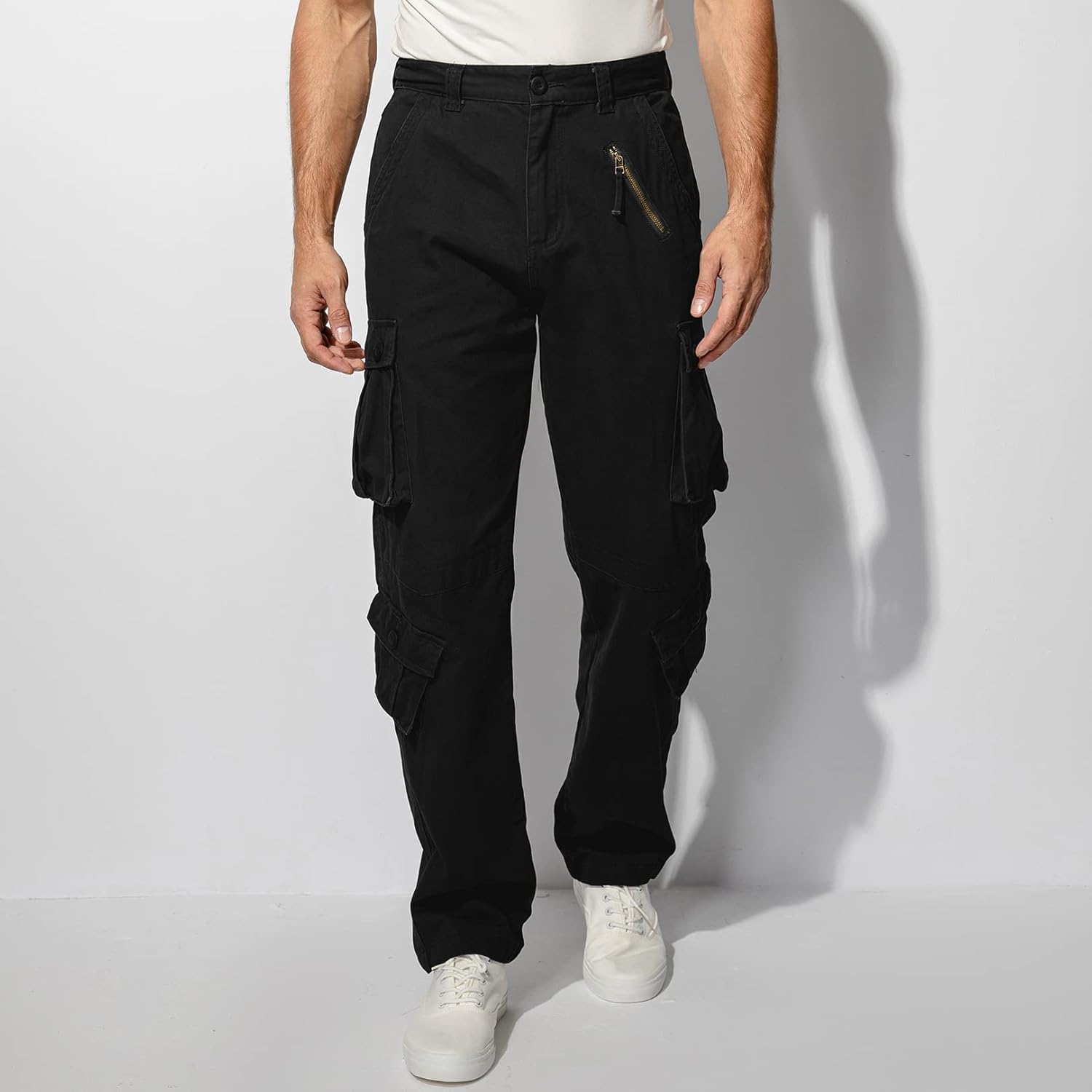 Thumbnail 4 de Jessie Kidden Men's Combat Camo Cargo Trousers – Tactical pants
