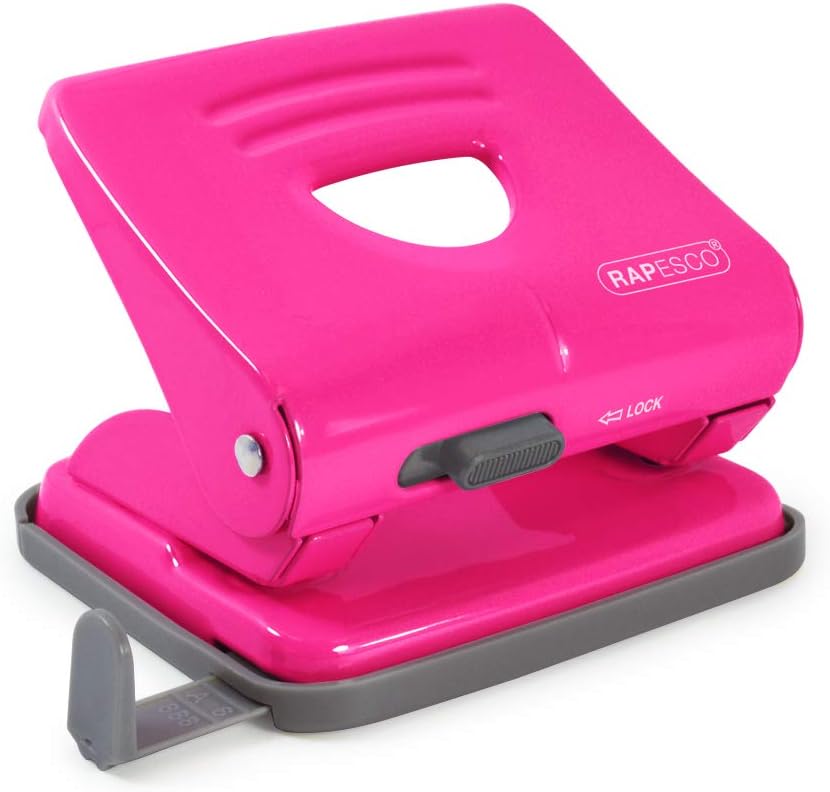 Thumbnail 6 de Rapesco 1358 Perforatrice à 2 Trous en Métal 825, Rose — capacité 25 feuilles
