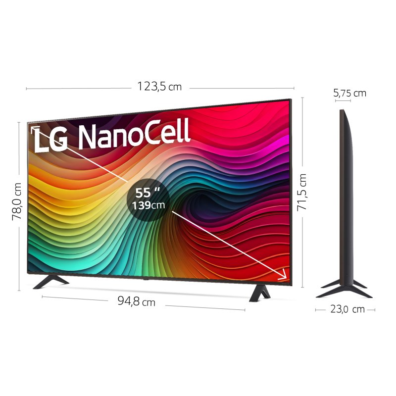 Detalle de LG 55NANO82T6B 55 NanoCell 4K Smart TV