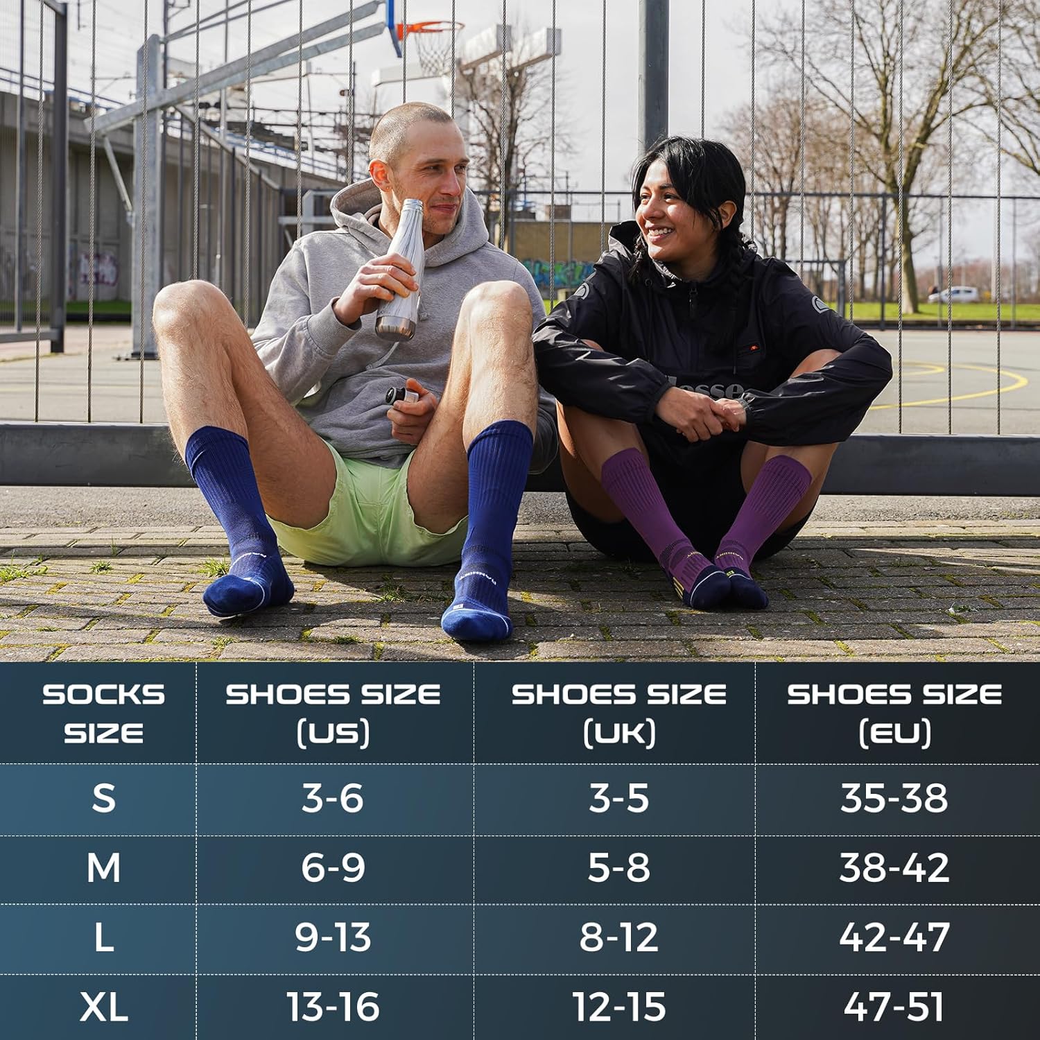 Thumbnail 5 de Rahhint Pro Coolmax Compression – chaussettes running homme anti-ampoules (Taille 35–51, lot de 3)