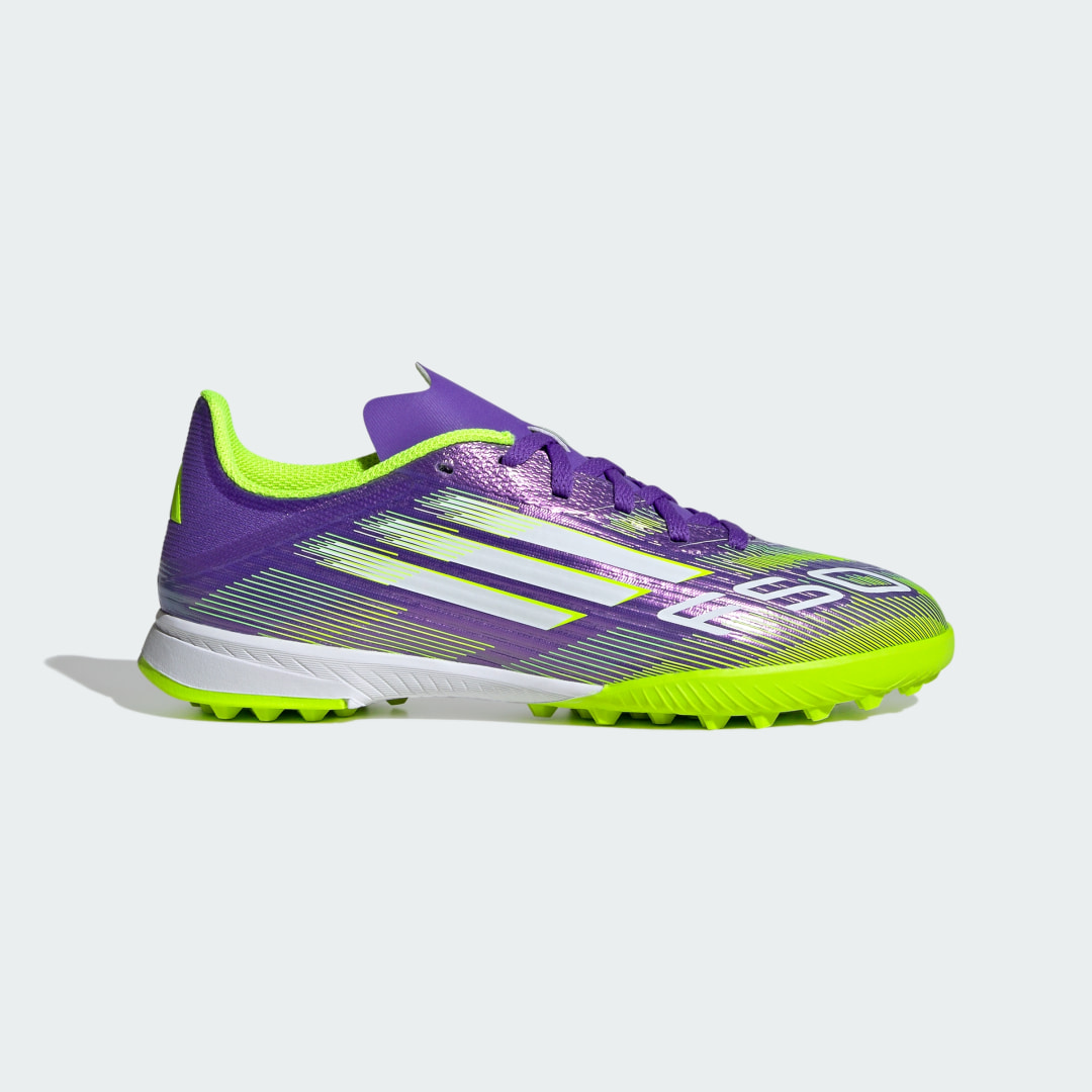 Detalle 2 de Adidas Bota F50 League moqueta (niño) – color violeta