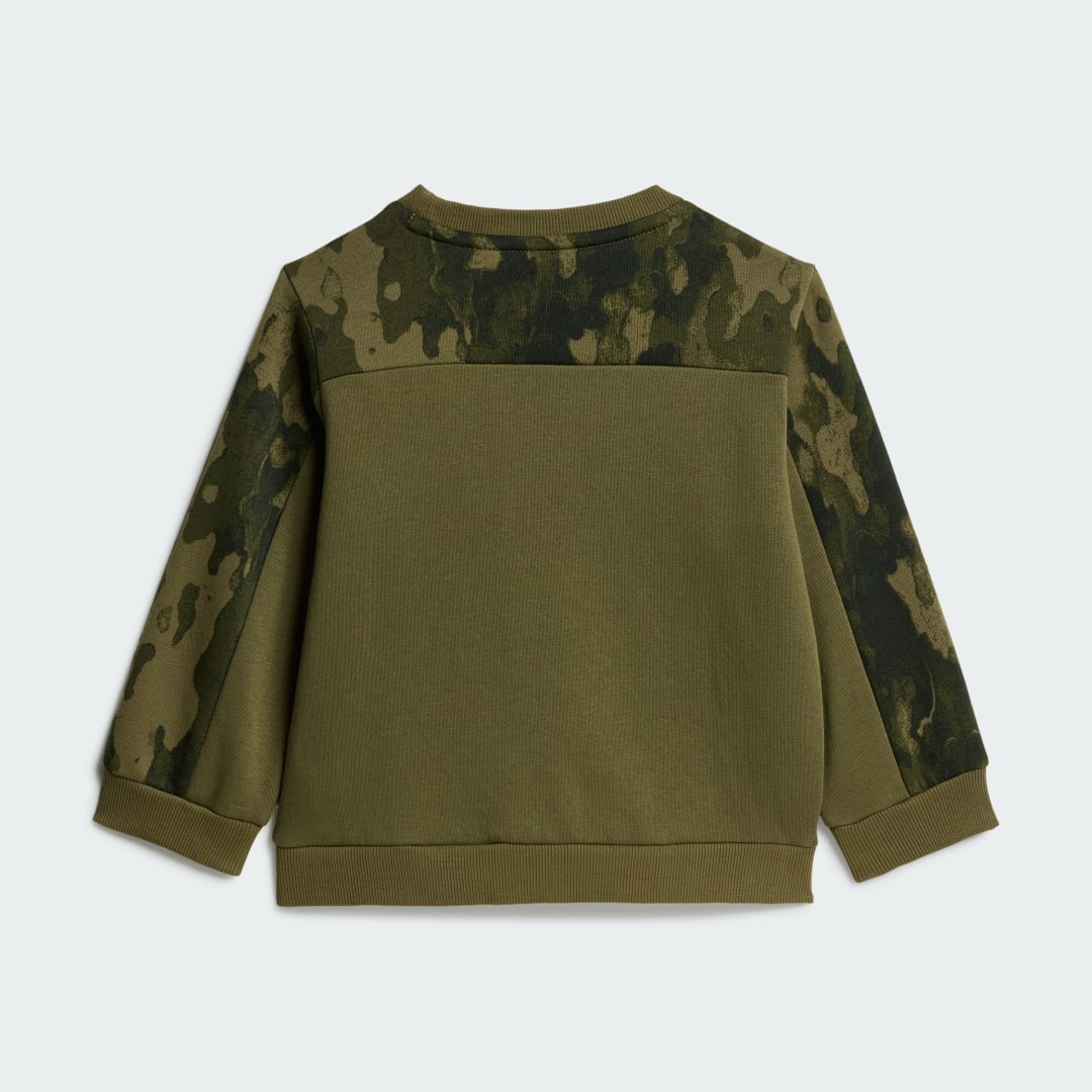Detalle de Conjunto de chándal de felpa Seasonal Essentials Camo de Adidas