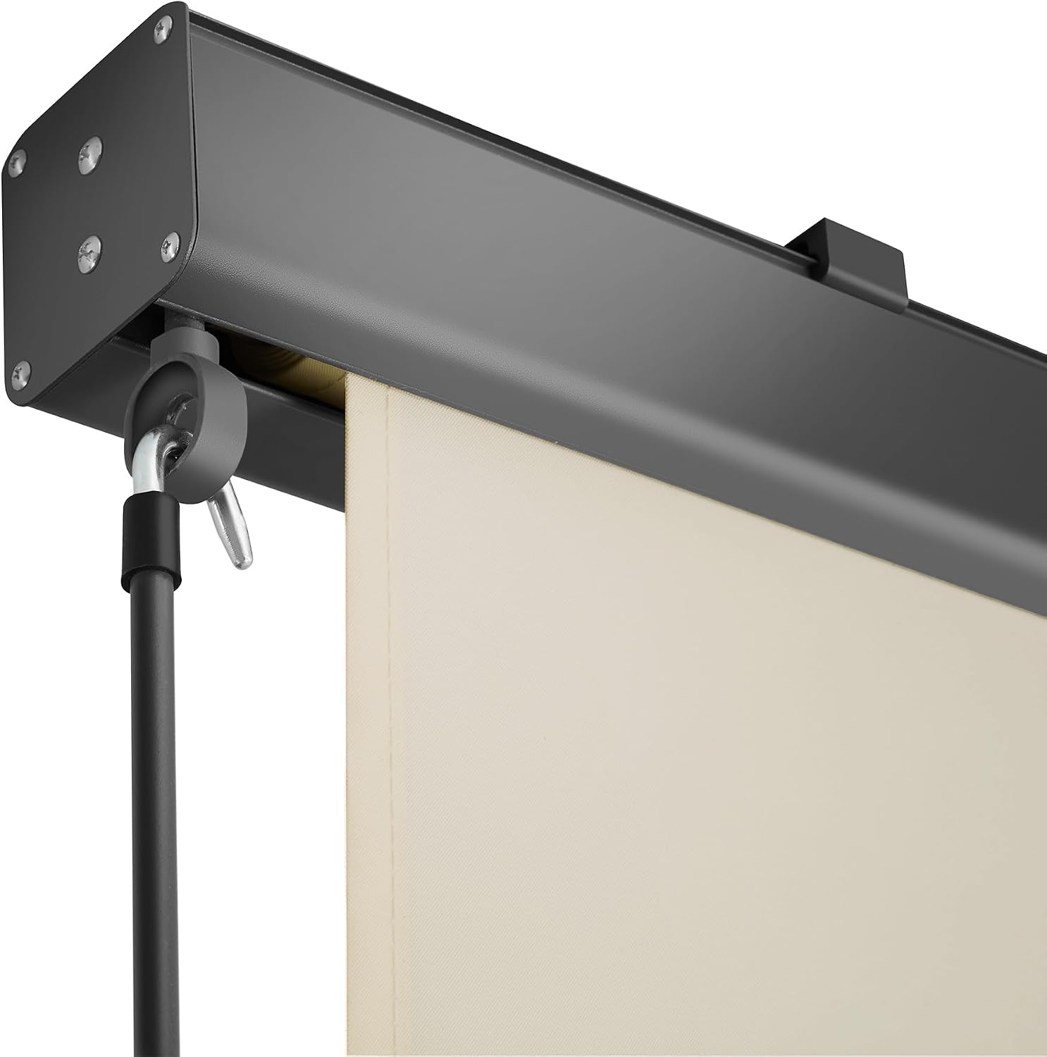 Detalle 1 de tectake 406140 vertikalmarkis 160 x 250 cm med vev och UV-skydd 50+