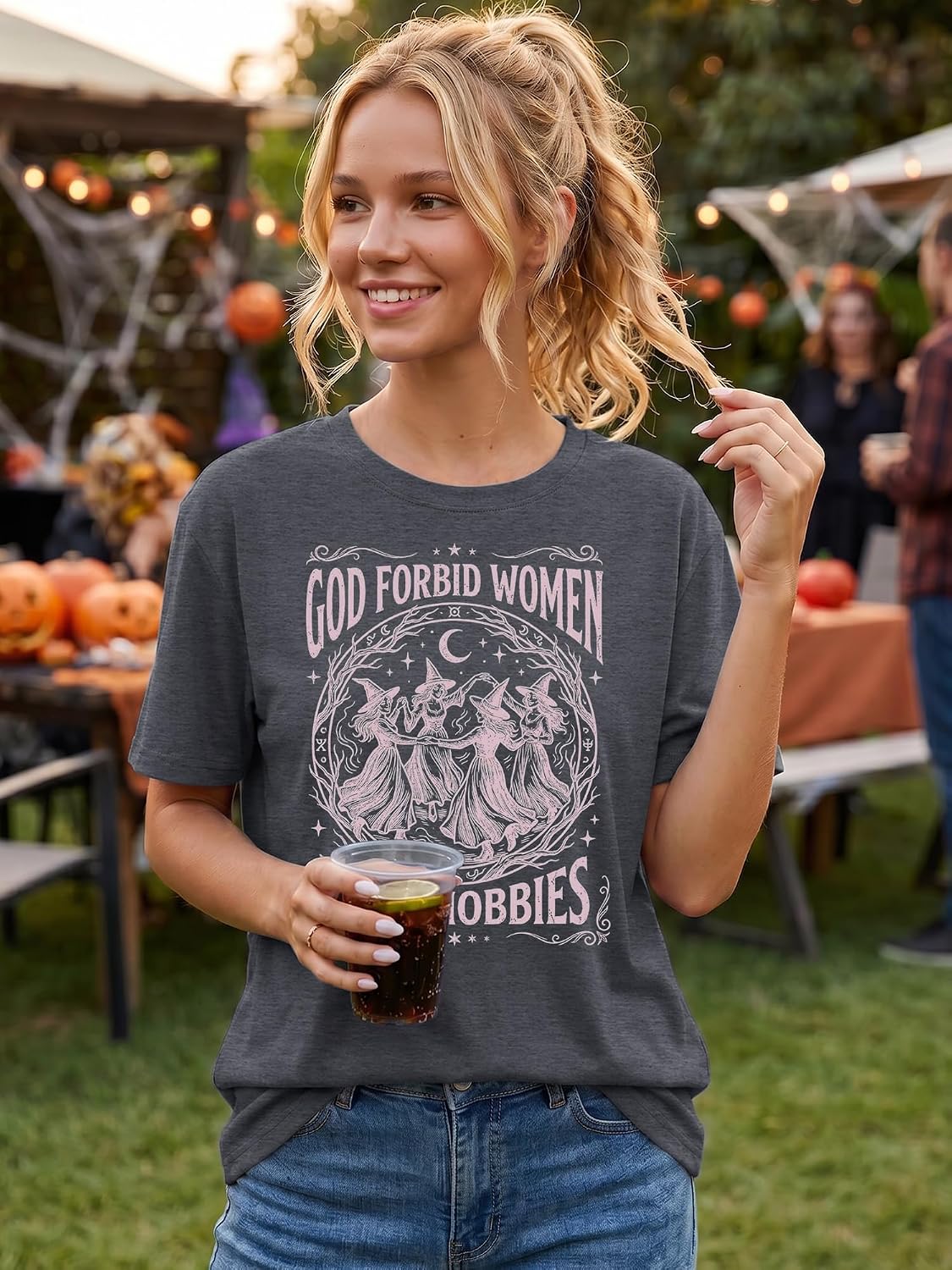 Thumbnail 5 de Halloween Graphic T-Shirt 60% Cotton