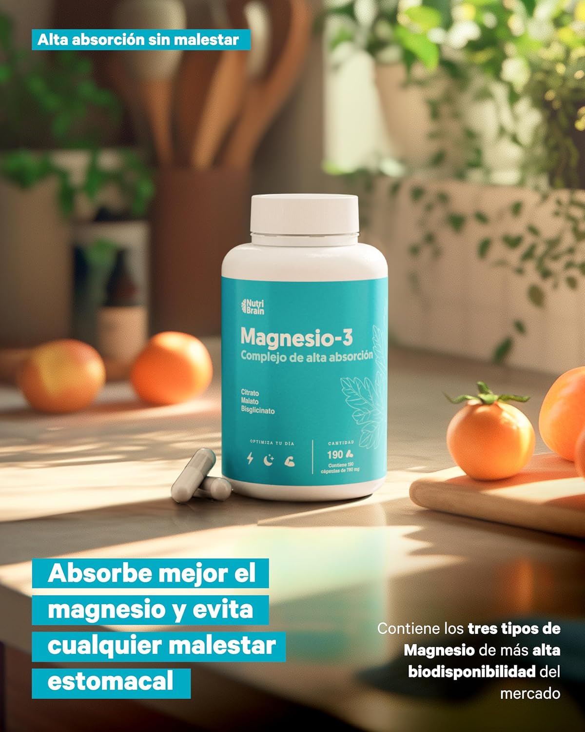 Thumbnail 4 de NUTRIBRAIN Magnesio Complex Citrato