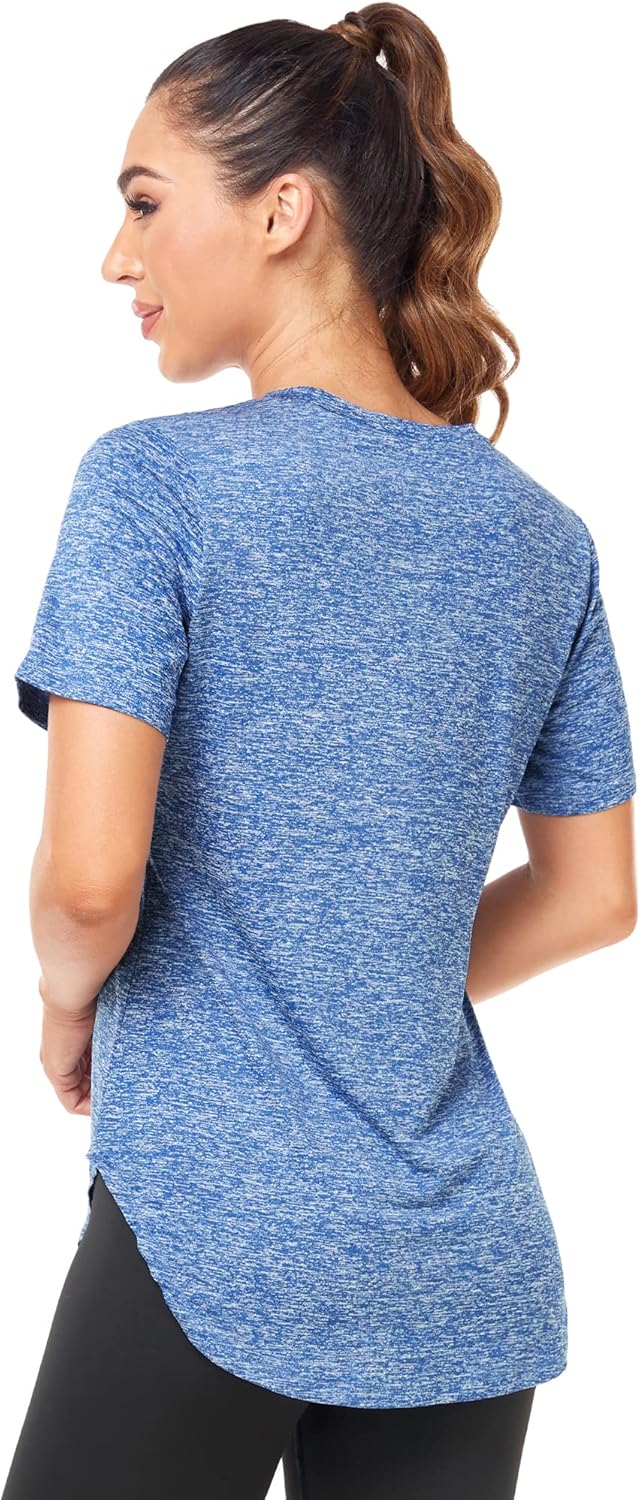 Thumbnail 1 de Deaviya Women's Sports T‑Shirt Gym Tops V Neck UK – Short Sleeve Workout Top