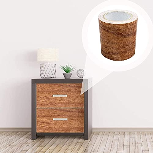 Detalle de Semazz Vinilo Adhesivo para Muebles – Cinta Impermeable de Imitación Madera 8 cm x 4,57 m