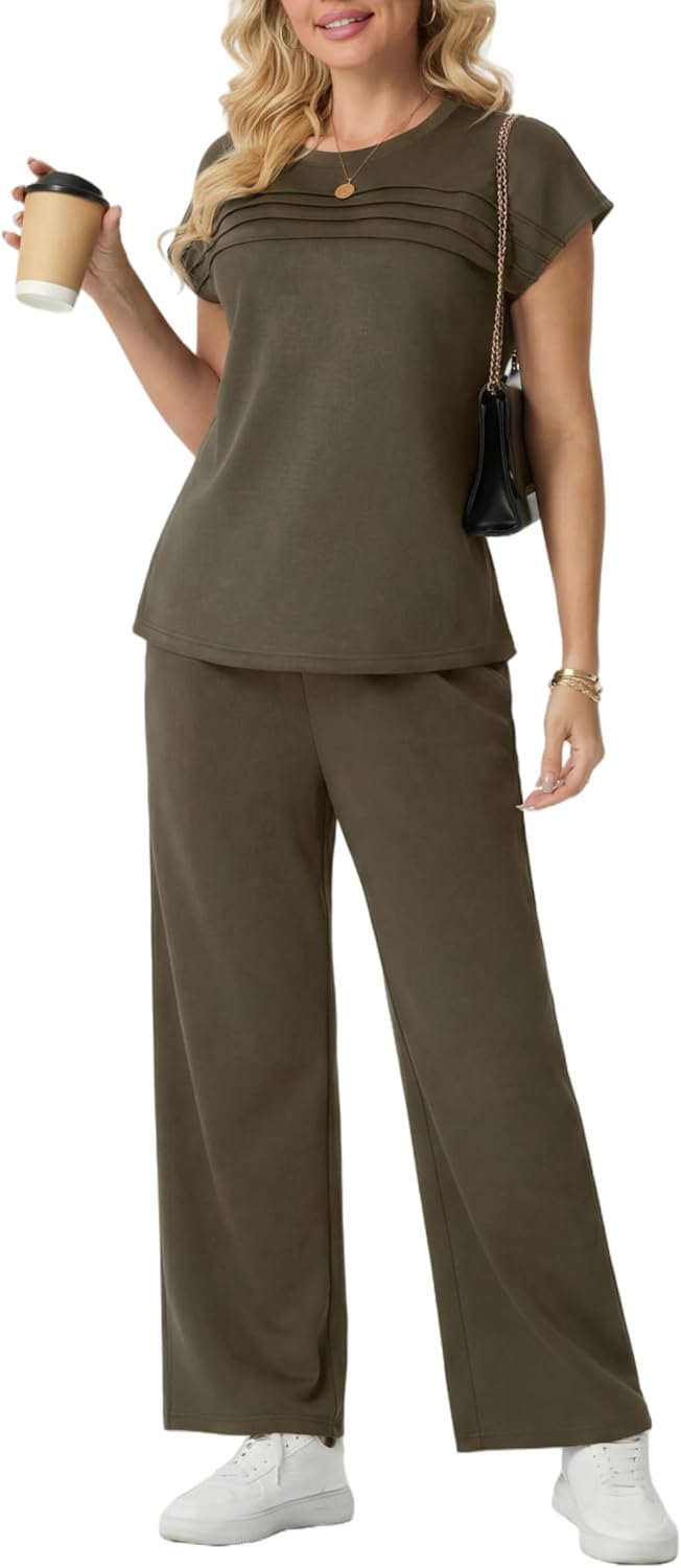 Detalle de GRECERELLE Two Piece Outfits for Women – Lightweight Summer Travel Set