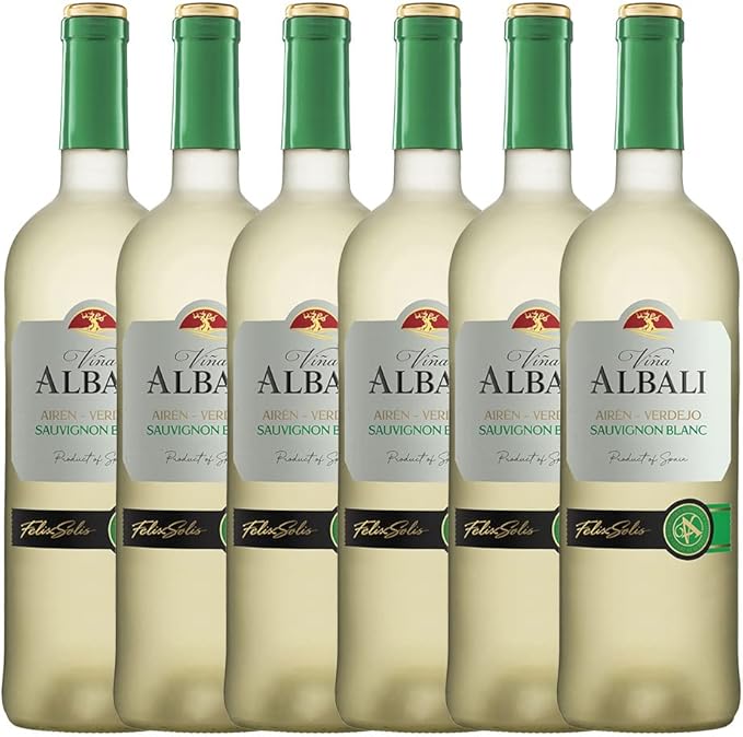 Detalle de Viña Albali Verdejo Sauvignon Blanc 🍇 Pack 6x750ml