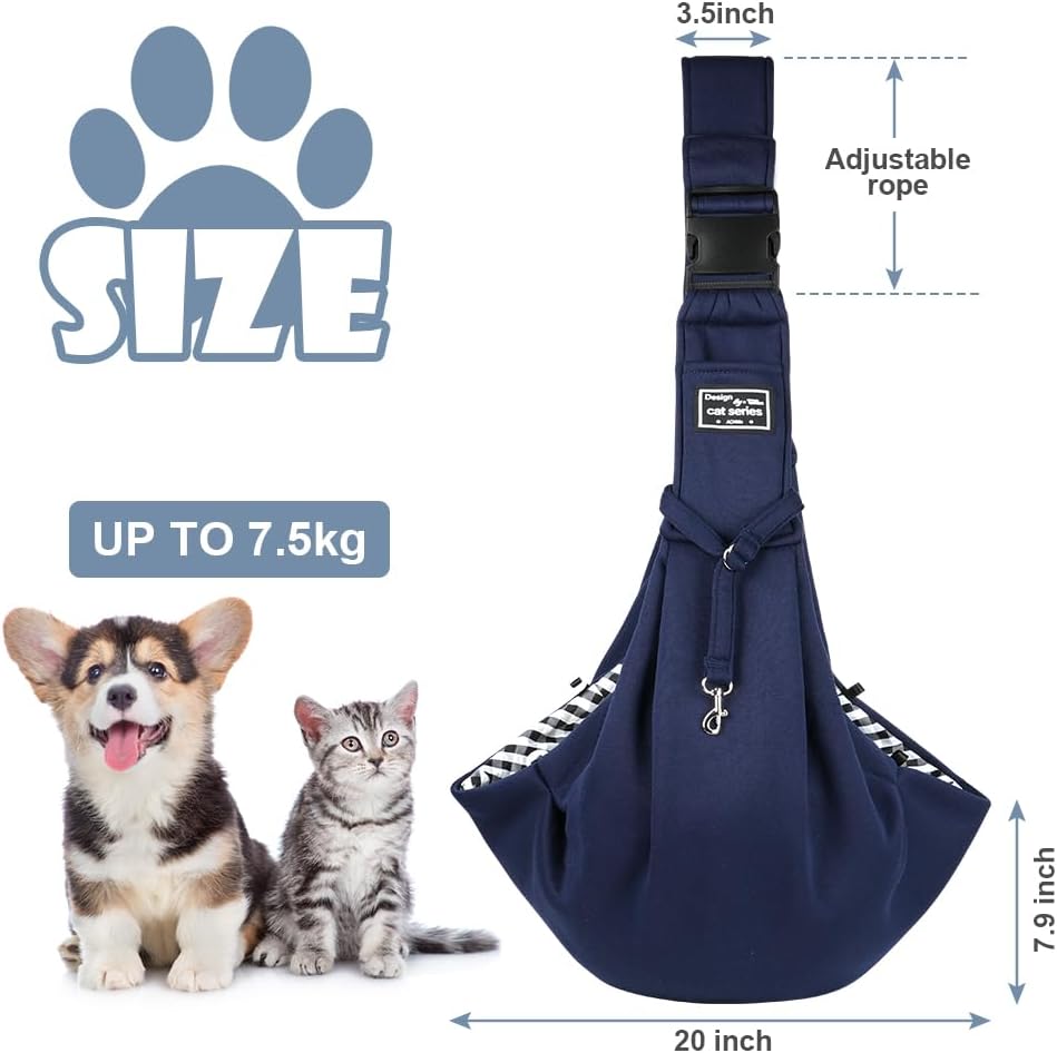 Thumbnail 1 de Adiwo Dog Carrier Bag Sling 7.5 kg