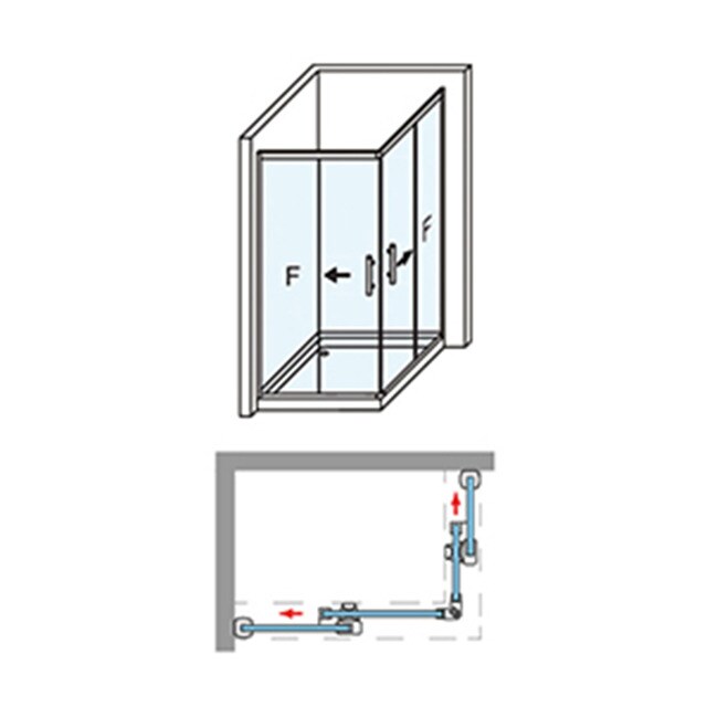 Thumbnail 2 de Ibermampara Estambul-8 mampara ducha angular 🚿