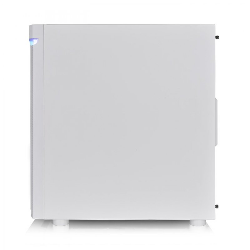 Detalle 2 de Thermaltake H590 TG Snow ARGB: chasis semitorre con vidrio templado y iluminación ARGB