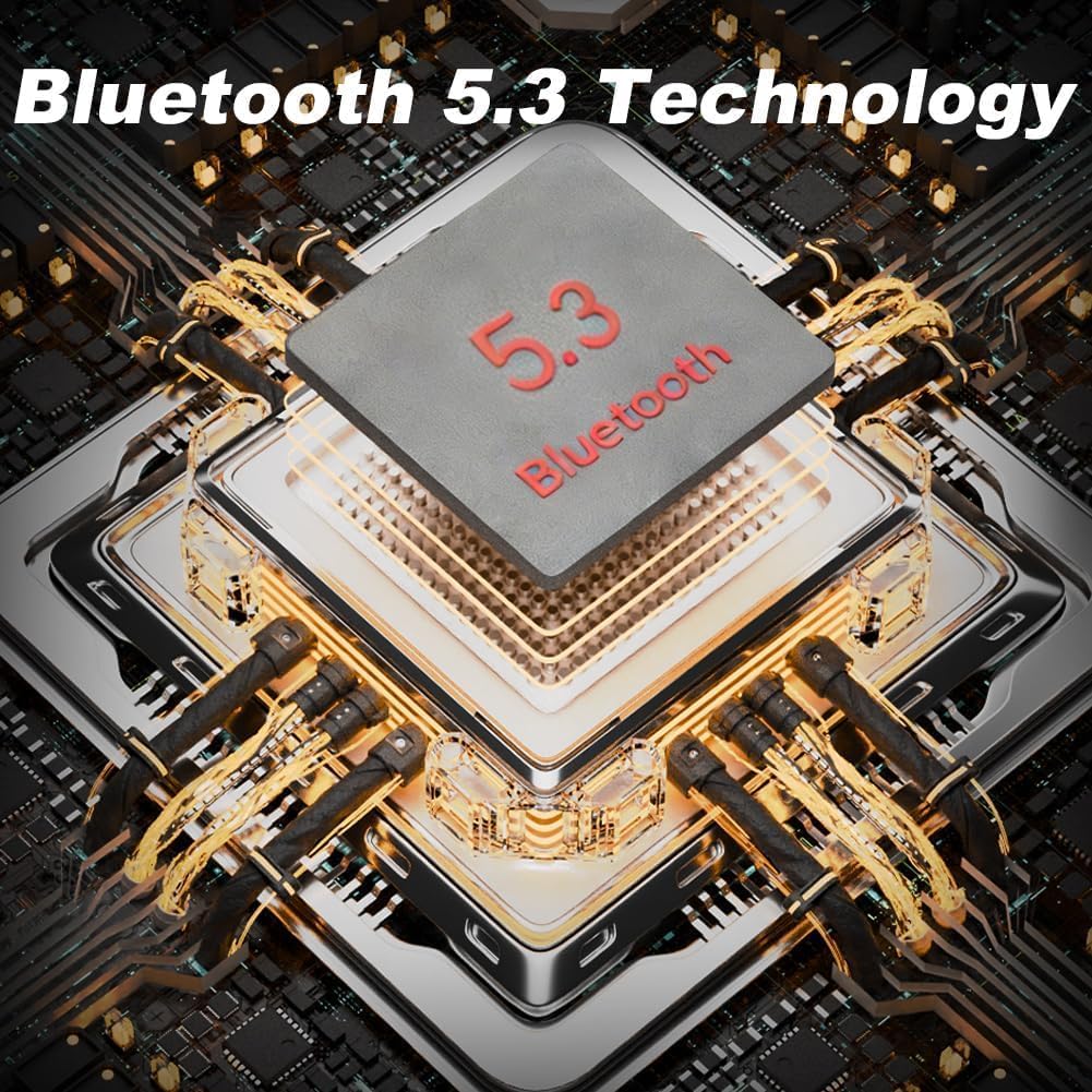 Thumbnail 4 de Caijin Cuffie Bluetooth 5.3 Sport A520 con display LED e ricarica rapida USB-C (fino a 60 ore)