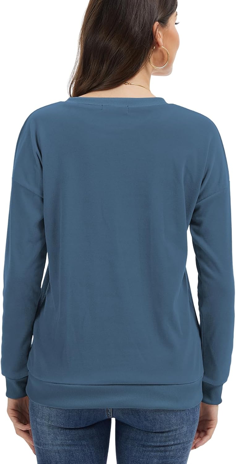Detalle 2 de Cuptacc Pullover Damen Sweatshirt Rundhals