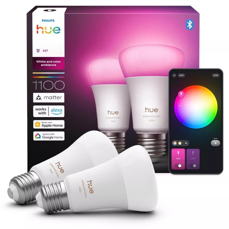 Thumbnail 1 de Bombilla Philips Hue White and Color A60 E27 (1100 lúmenes) con Bluetooth/Zigbee