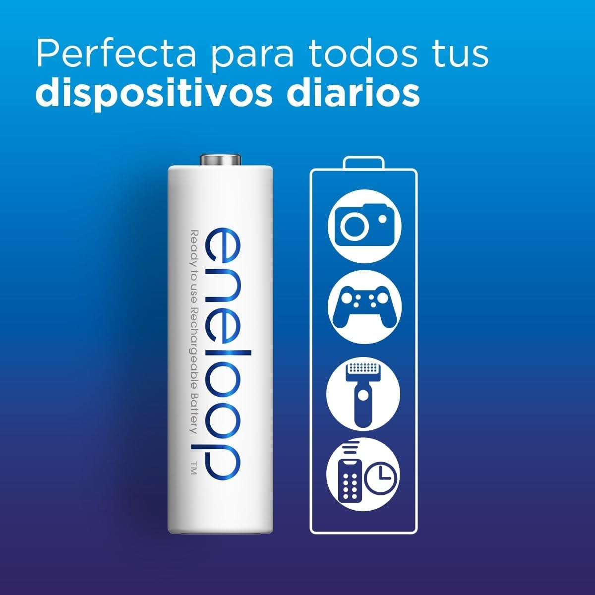 Detalle 2 de eneloop Pilas Recargables AA 2000 mAh