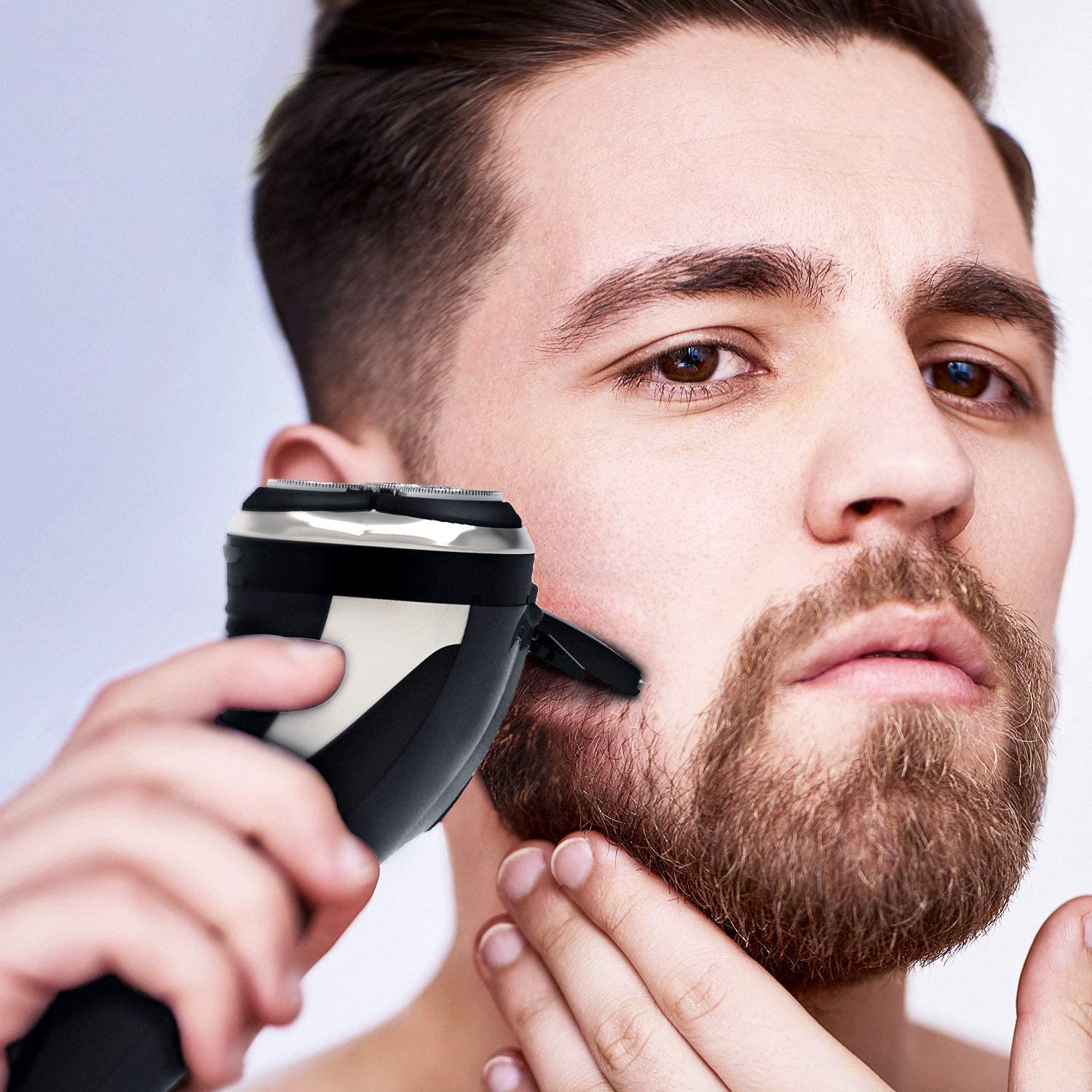 Thumbnail 5 de Hatteker Electric Shaver Rotary Razor Waterproof Cordless