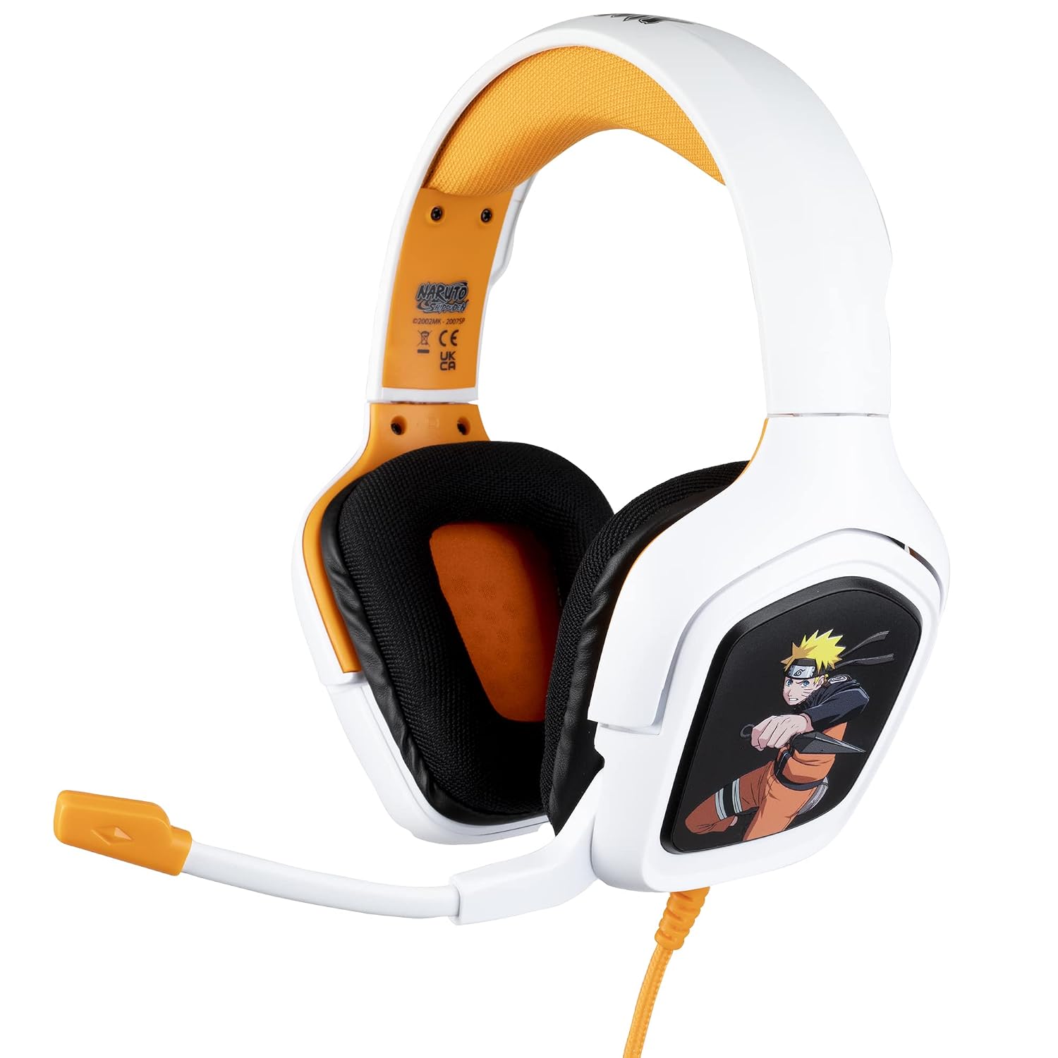 Detalle de Konix Naruto Shippuden Gaming-Headset kabelgebunden – 3,5 mm, 1,5 m, kompatibel mit PS4/PS5/Switch/Xbox
