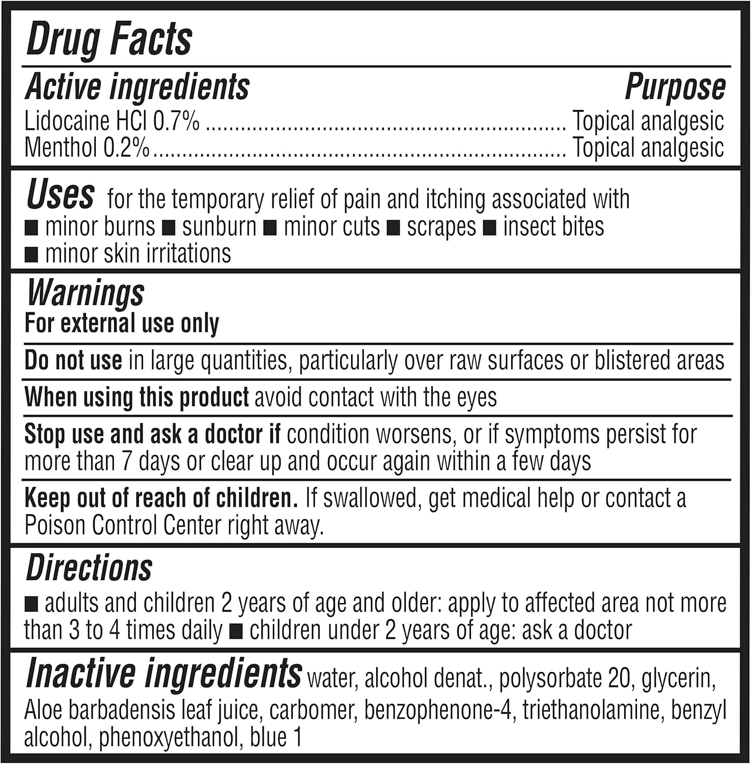Thumbnail 2 de Solimo After Sun Gel with Aloe, Lidocaine and Menthol (16 fl oz)