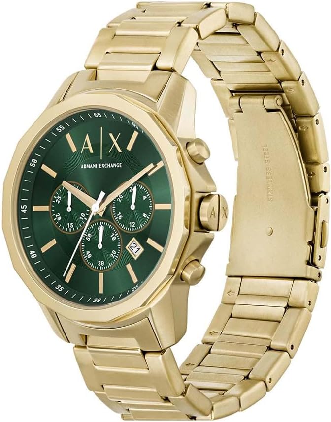 Thumbnail 5 de Armani Exchange Watch for Men – Montre élégante en acier doré avec chronographe