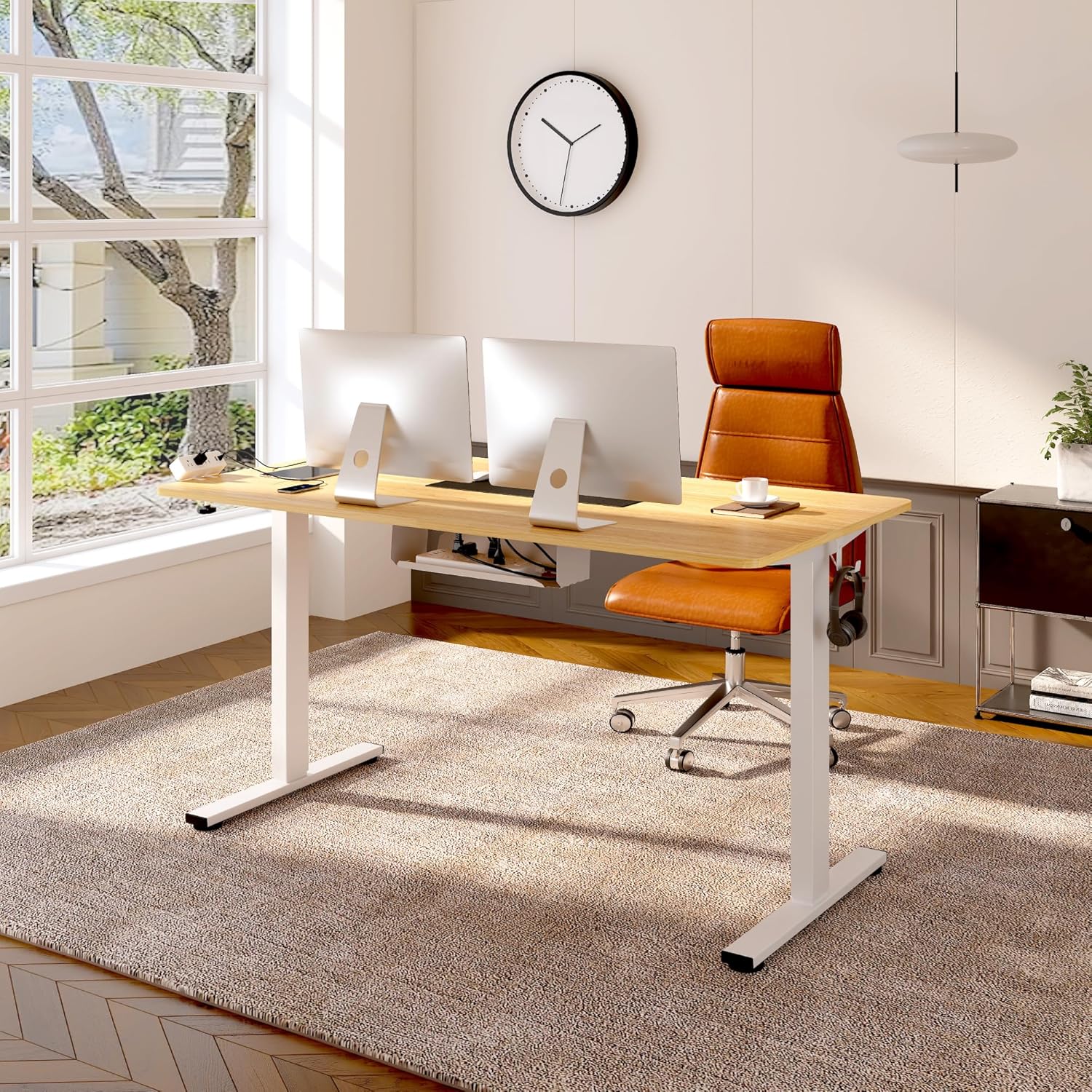 Thumbnail 1 de FLEXISPOT E1 Plus standing desk 120 x 60cm