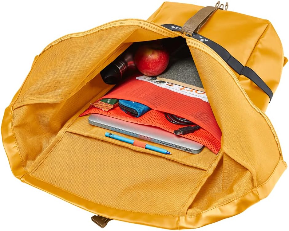 Detalle de VAUDE Mineo Backpack 23 (23 l) – Laptop-Rucksack mit Rolltop, 15,6"-Fach und Vent Urban System