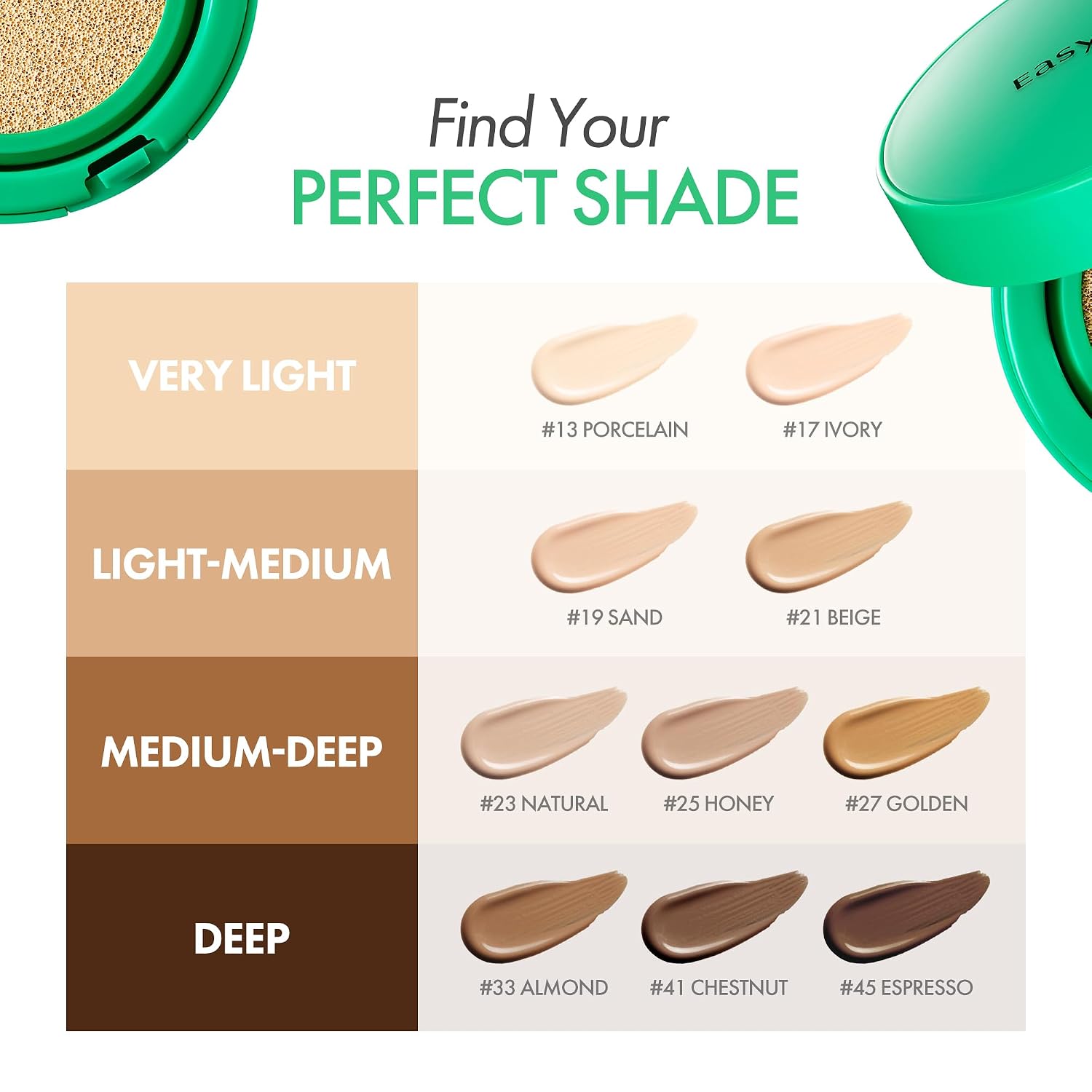 Thumbnail 6 de Easydew Mela B cushion foundation 0.45 oz