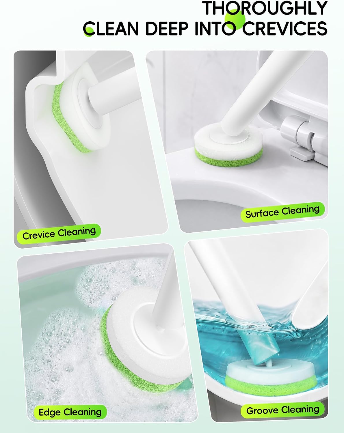 Detalle 2 de LEGUO Disposable Toilet Brush System with 48 Refills