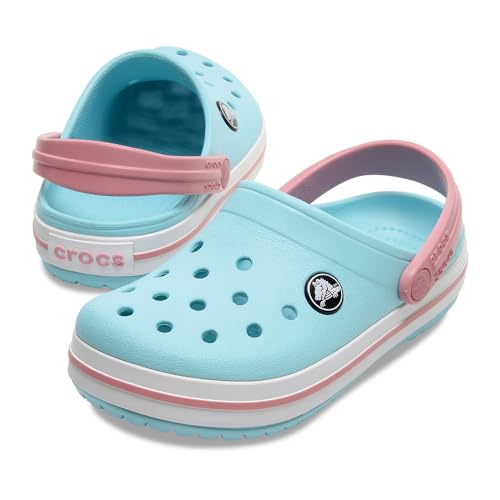 Thumbnail 4 de Crocs Unisexe Enfant Crocband Clog K – Ice Blue/White, pointures 28/29 EU