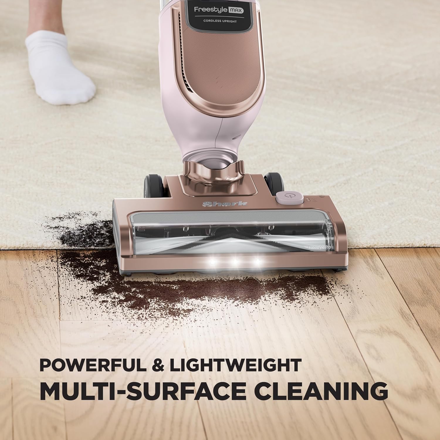 Detalle de Shark Freestyle Max SV2002HST Cordless Upright Vacuum with 2-Speed Brushroll