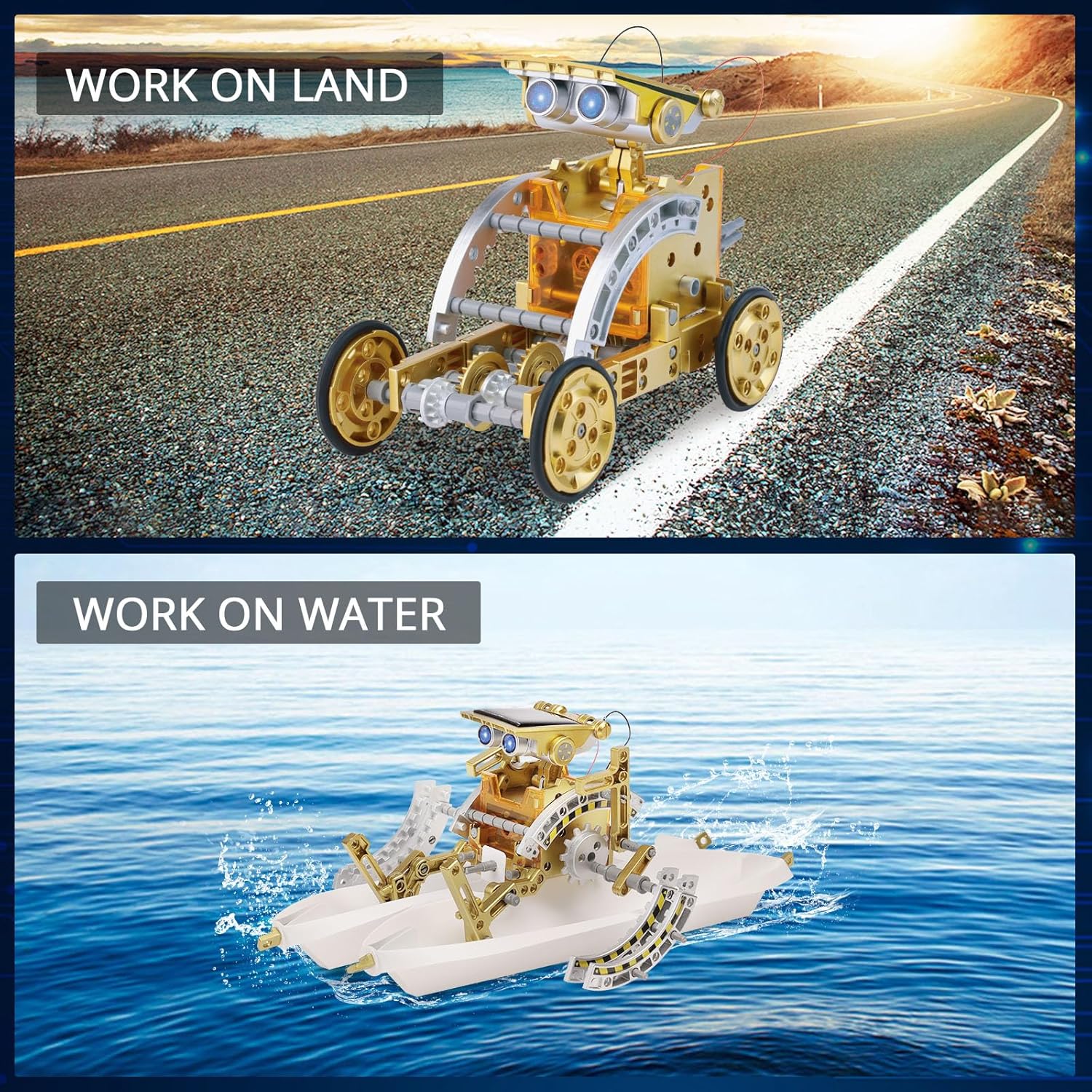 Thumbnail 4 de OMWay STEM 12-in-1 solar robot kit