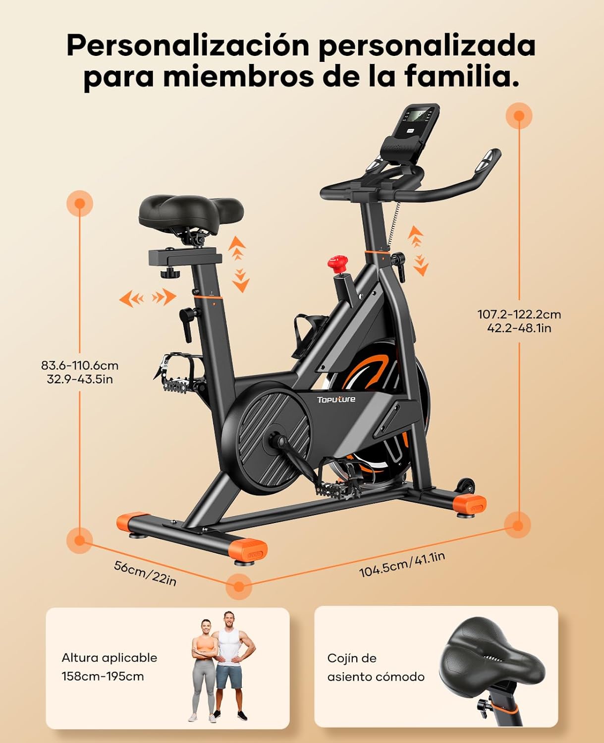 Thumbnail 6 de Toputure 2026 Bicicleta Estática Pro