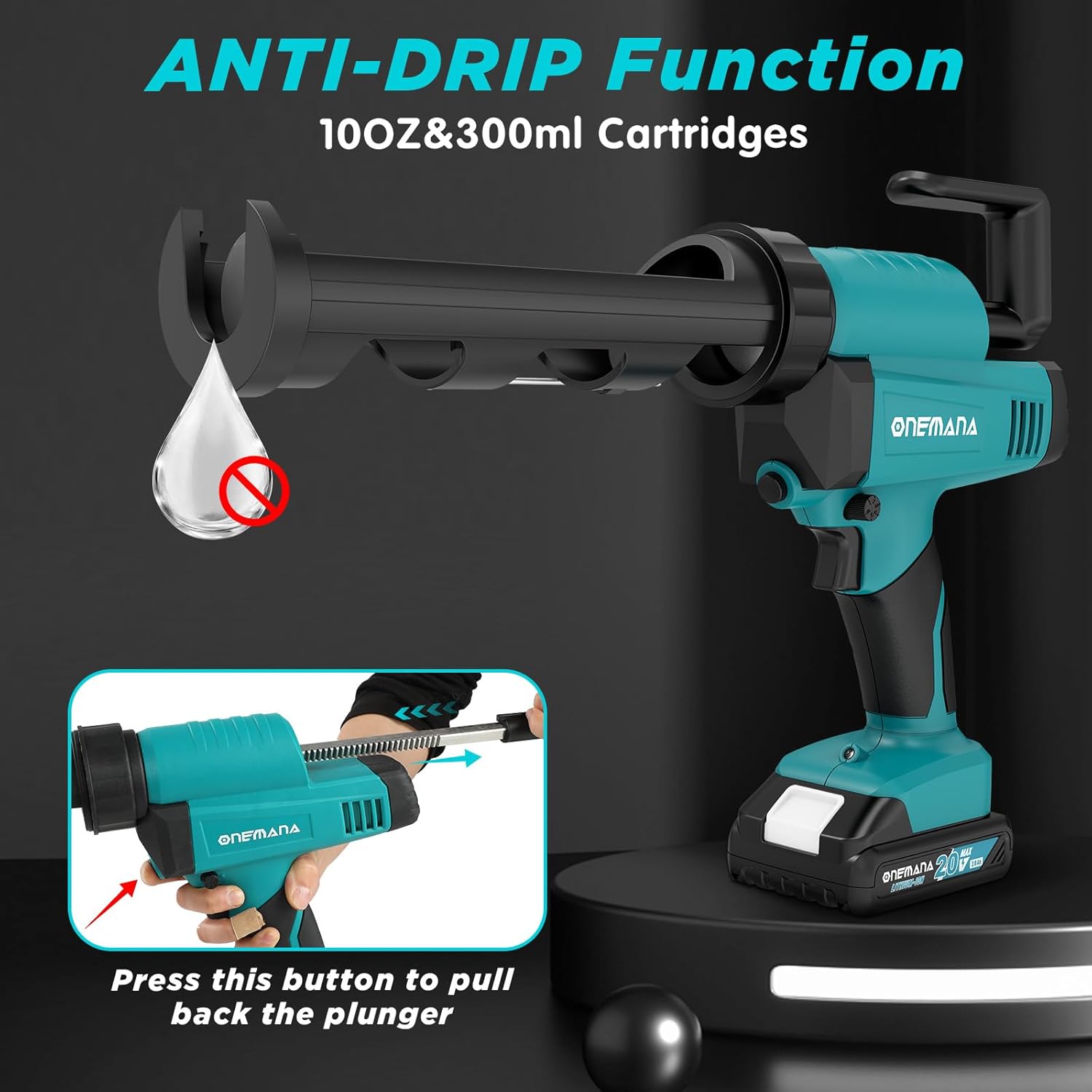 Detalle 2 de MAXXT Pistola de Cartuchos 6500N 300ml