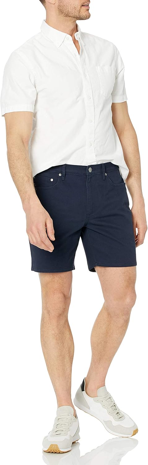 Thumbnail 3 de Amazon Essentials Herren Slim-Fit Stretchshorts (5 Taschen) mit 18 cm Innenbeinlänge
