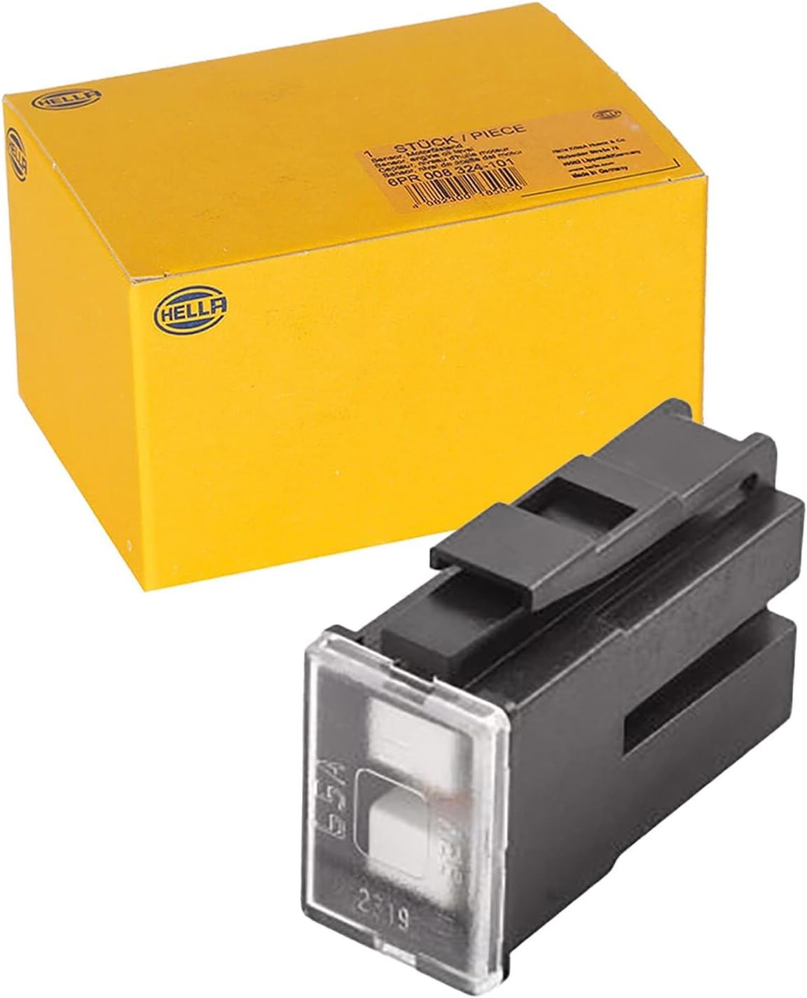 HELLA Bloc fusible PAL série 1 65A noir – Fiche Femelle, 1 unité (8JS 740 026-711)