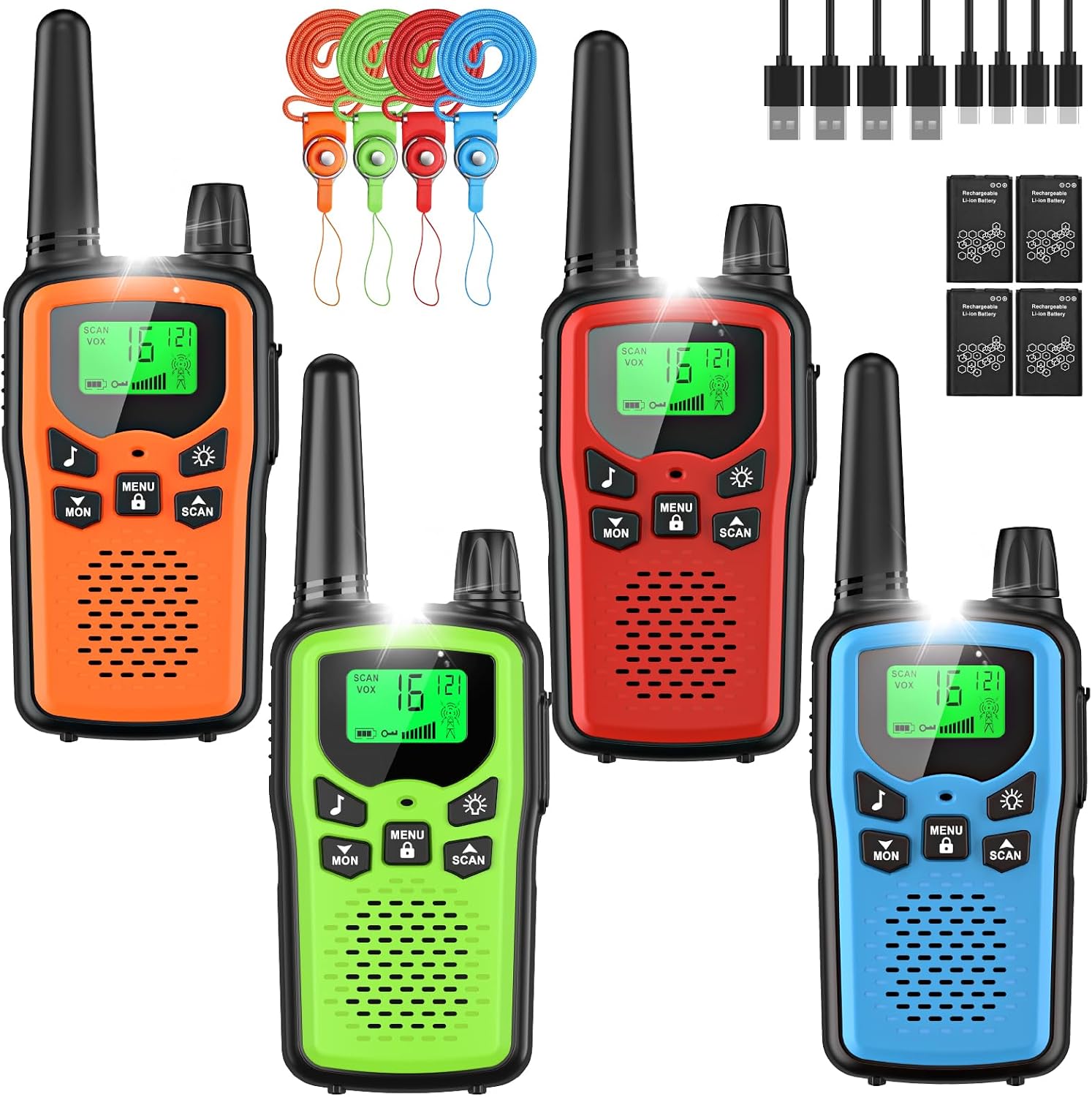 Detalle de Walkie Talkie Kinder 4er Set