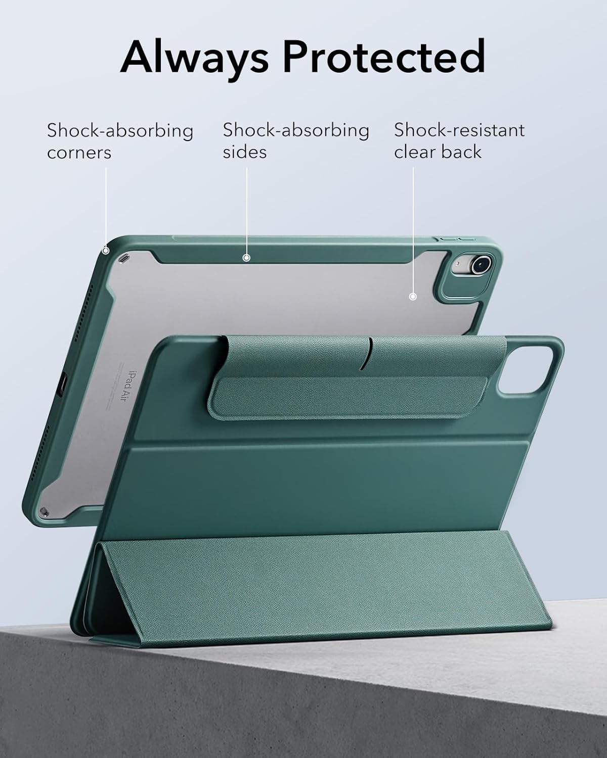 Thumbnail 6 de ESR Magnetisch Hülle für iPad Air 11 Zoll M4/M3/M2 | 10,9 Zoll, grün