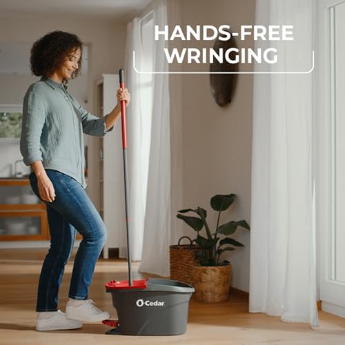 Thumbnail 4 de O-Cedar EasyWring Microfiber Spin Mop with Bucket System