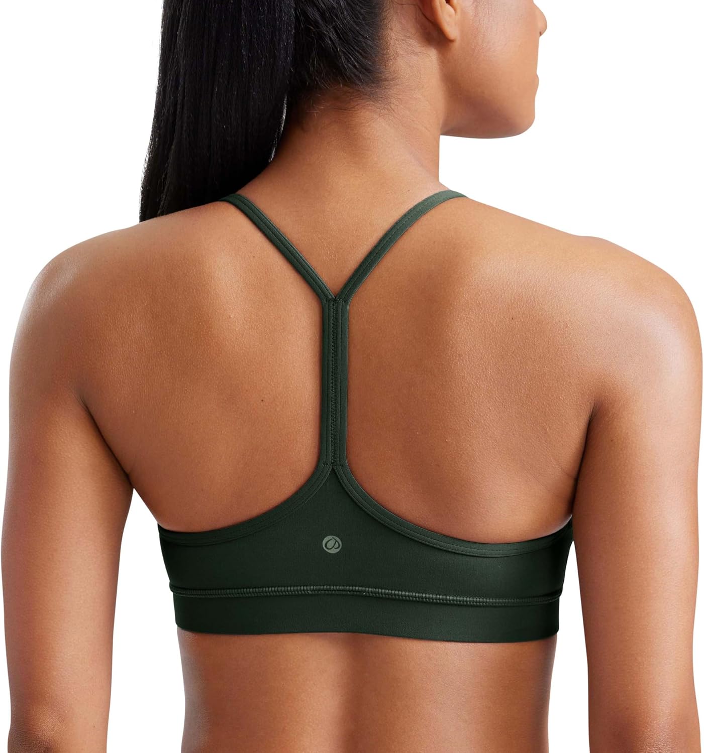 Detalle de CRZ YOGA Butterluxe reggiseno sportivo da yoga con schiena incrociata e imbottitura per basso impatto