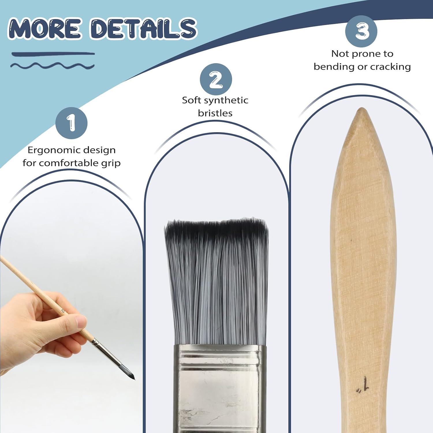 Thumbnail 2 de COGVOHY 24-Piece Paint Brush Set review: essential kit for artists and beginners