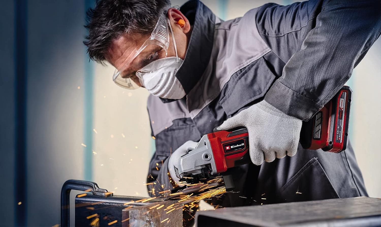 Detalle de Einhell TP-AG 18/125 Meuleuse d’angle sans fil 18 V ⛏