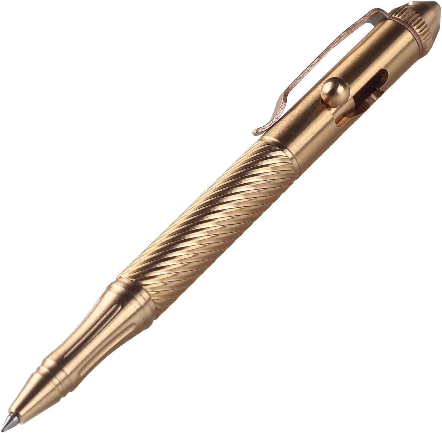 Thumbnail 6 de SMOOTHERPRO Solid Brass Bolt Action Pen (BB202) – heavy duty ballpoint with tremor-friendly bolt action